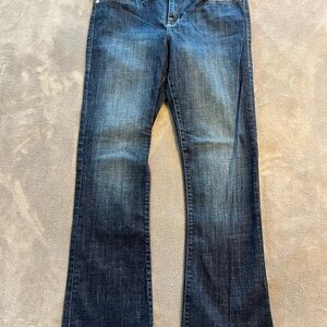 Rock & Republic Kasandra Bootcut Jeans Womens Sz 12M Blue Stretch Denim Mid Rise